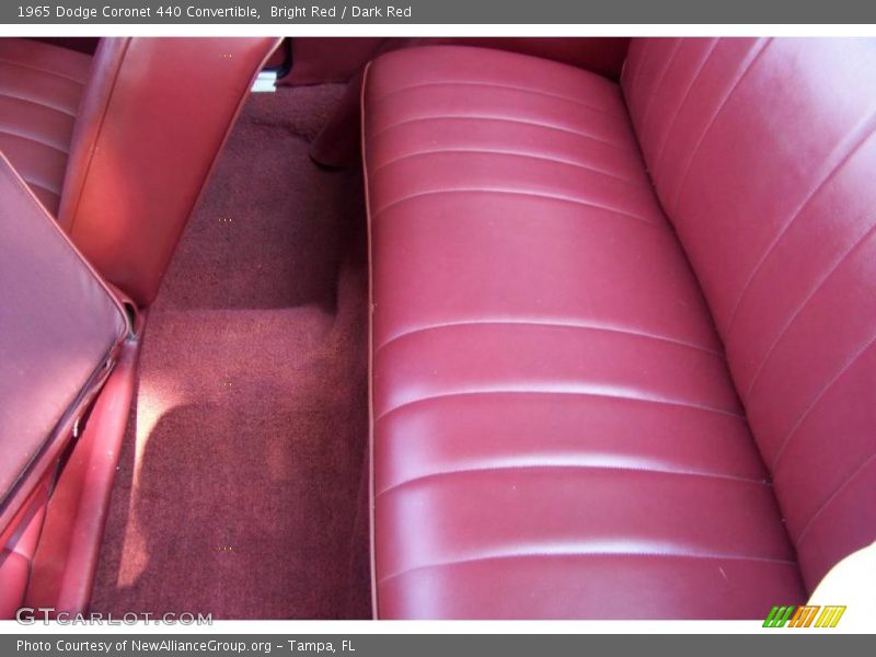 Bright Red / Dark Red 1965 Dodge Coronet 440 Convertible