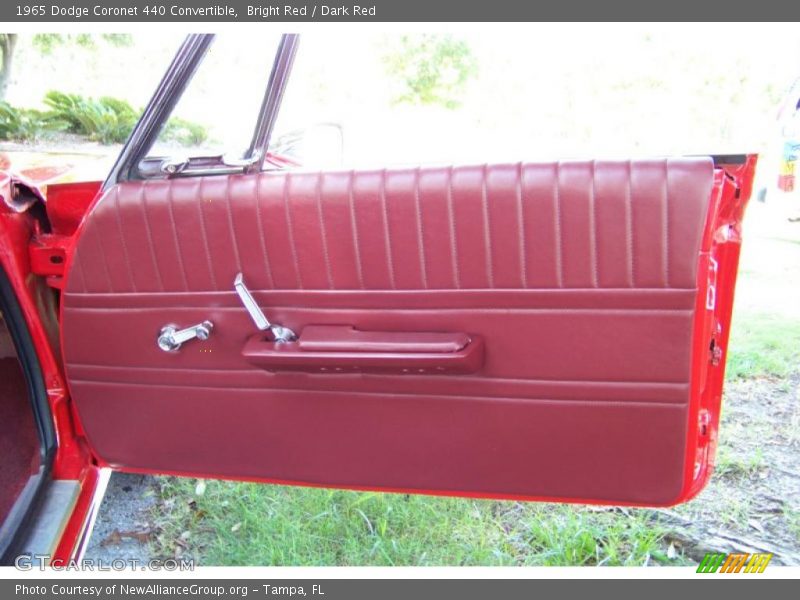 Bright Red / Dark Red 1965 Dodge Coronet 440 Convertible