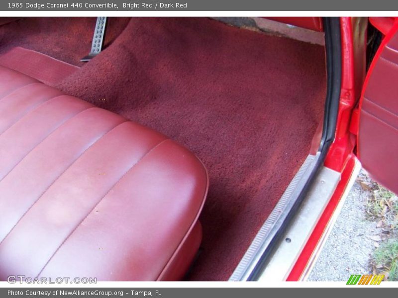 Bright Red / Dark Red 1965 Dodge Coronet 440 Convertible