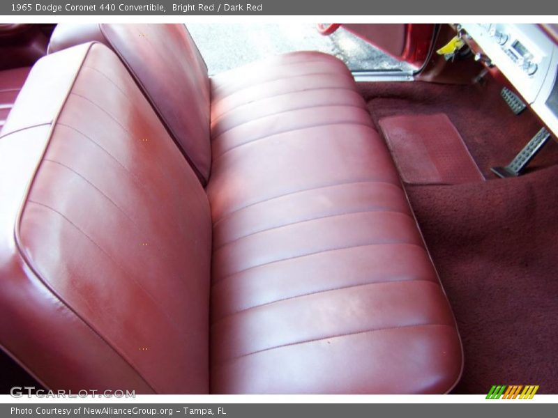 Bright Red / Dark Red 1965 Dodge Coronet 440 Convertible