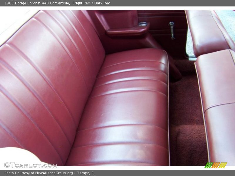 Bright Red / Dark Red 1965 Dodge Coronet 440 Convertible