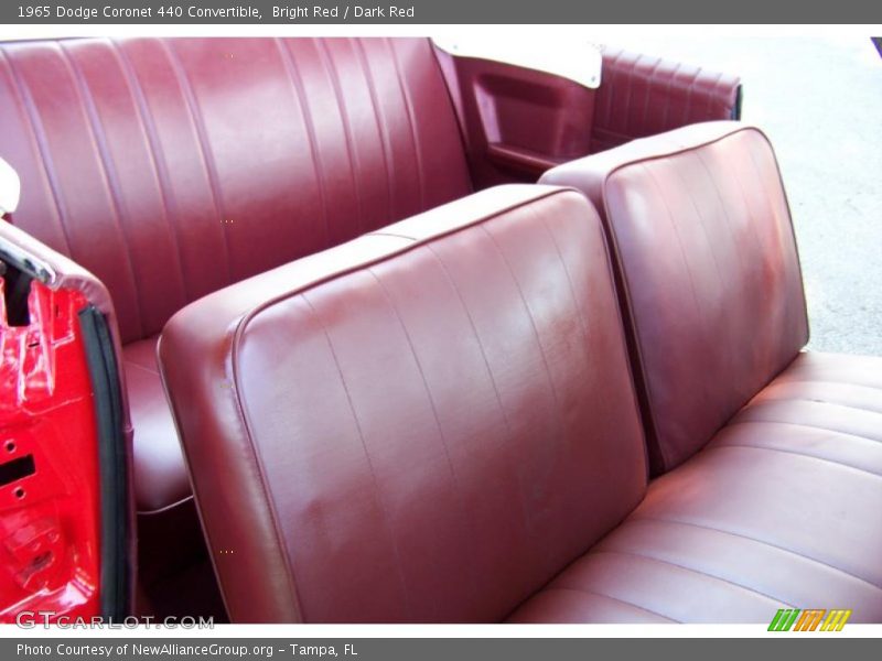 Bright Red / Dark Red 1965 Dodge Coronet 440 Convertible