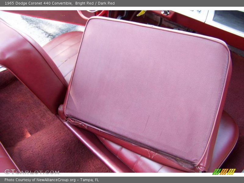 Bright Red / Dark Red 1965 Dodge Coronet 440 Convertible