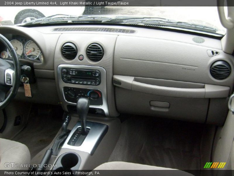 Light Khaki Metallic / Light Taupe/Taupe 2004 Jeep Liberty Limited 4x4