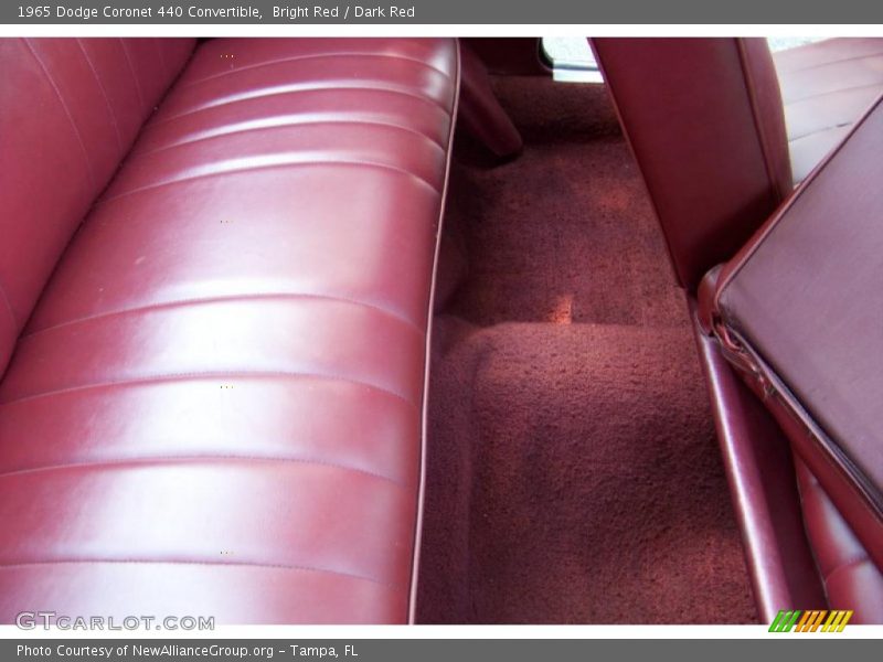 Bright Red / Dark Red 1965 Dodge Coronet 440 Convertible