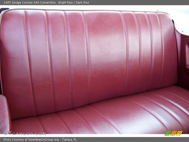 Bright Red / Dark Red 1965 Dodge Coronet 440 Convertible