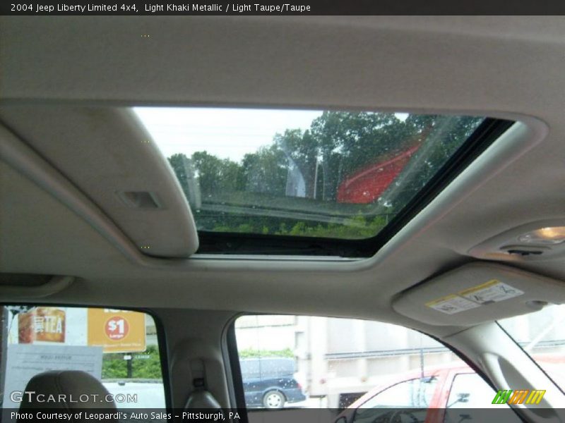 Light Khaki Metallic / Light Taupe/Taupe 2004 Jeep Liberty Limited 4x4