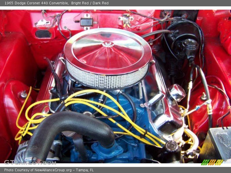 Bright Red / Dark Red 1965 Dodge Coronet 440 Convertible