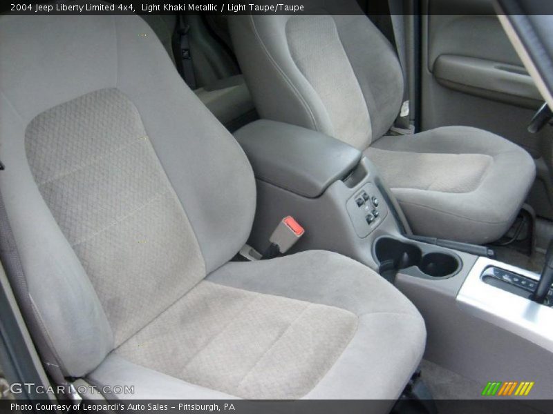 Light Khaki Metallic / Light Taupe/Taupe 2004 Jeep Liberty Limited 4x4