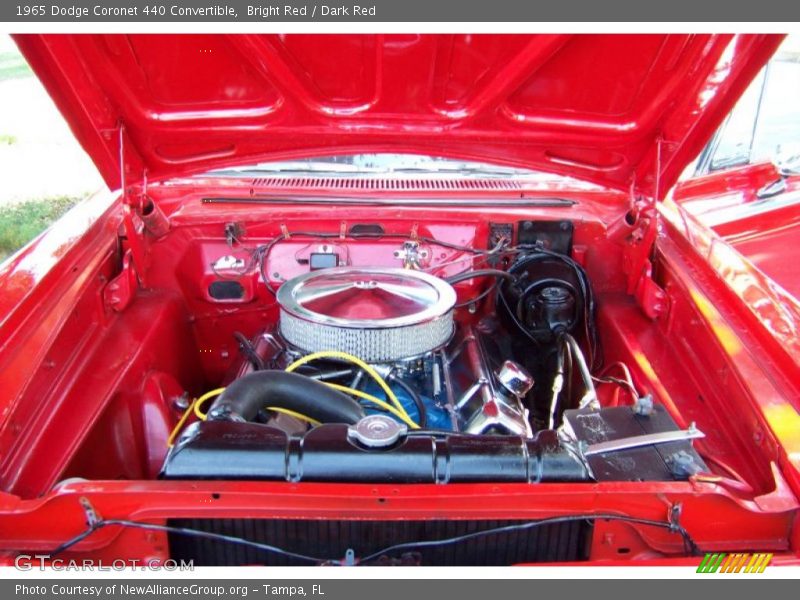 Bright Red / Dark Red 1965 Dodge Coronet 440 Convertible