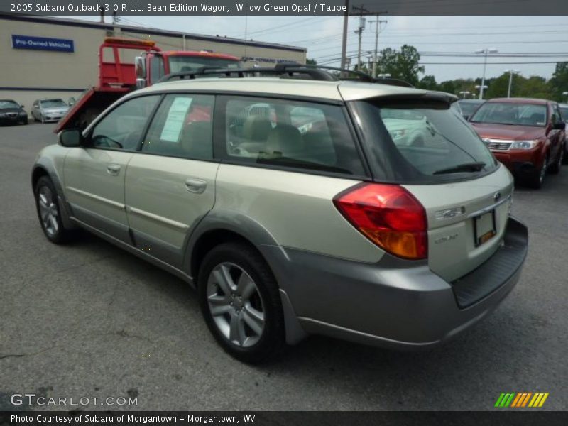 Willow Green Opal / Taupe 2005 Subaru Outback 3.0 R L.L. Bean Edition Wagon