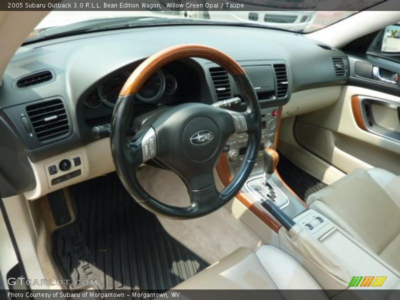 Willow Green Opal / Taupe 2005 Subaru Outback 3.0 R L.L. Bean Edition Wagon