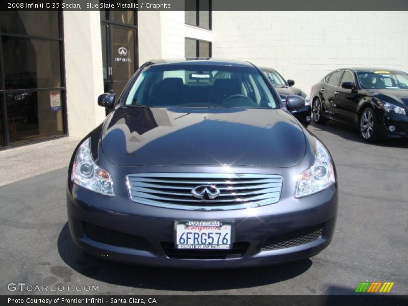 Blue Slate Metallic / Graphite 2008 Infiniti G 35 Sedan