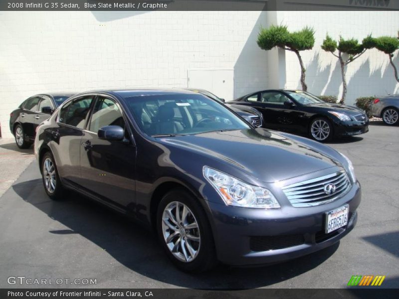 Blue Slate Metallic / Graphite 2008 Infiniti G 35 Sedan