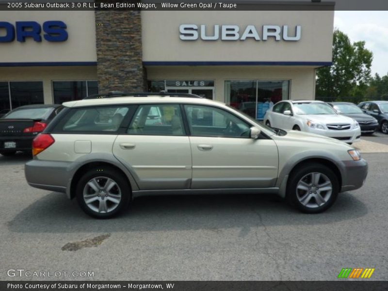 Willow Green Opal / Taupe 2005 Subaru Outback 3.0 R L.L. Bean Edition Wagon