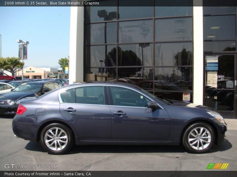Blue Slate Metallic / Graphite 2008 Infiniti G 35 Sedan