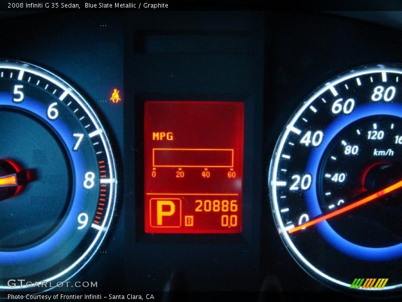 Blue Slate Metallic / Graphite 2008 Infiniti G 35 Sedan
