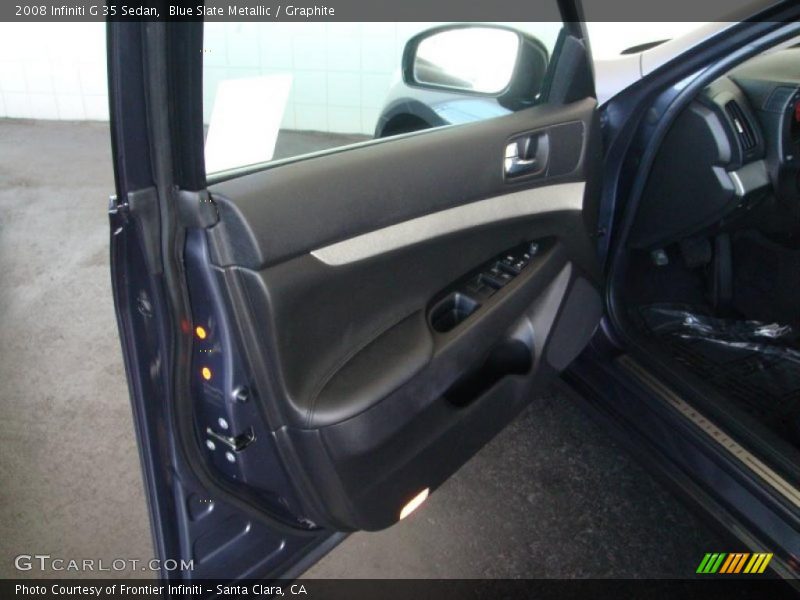 Blue Slate Metallic / Graphite 2008 Infiniti G 35 Sedan