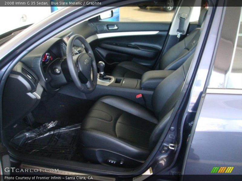 Blue Slate Metallic / Graphite 2008 Infiniti G 35 Sedan