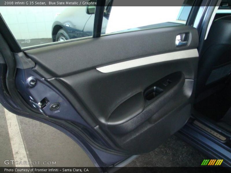 Blue Slate Metallic / Graphite 2008 Infiniti G 35 Sedan