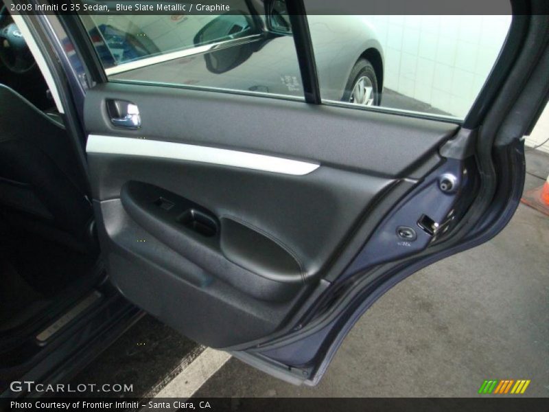 Blue Slate Metallic / Graphite 2008 Infiniti G 35 Sedan