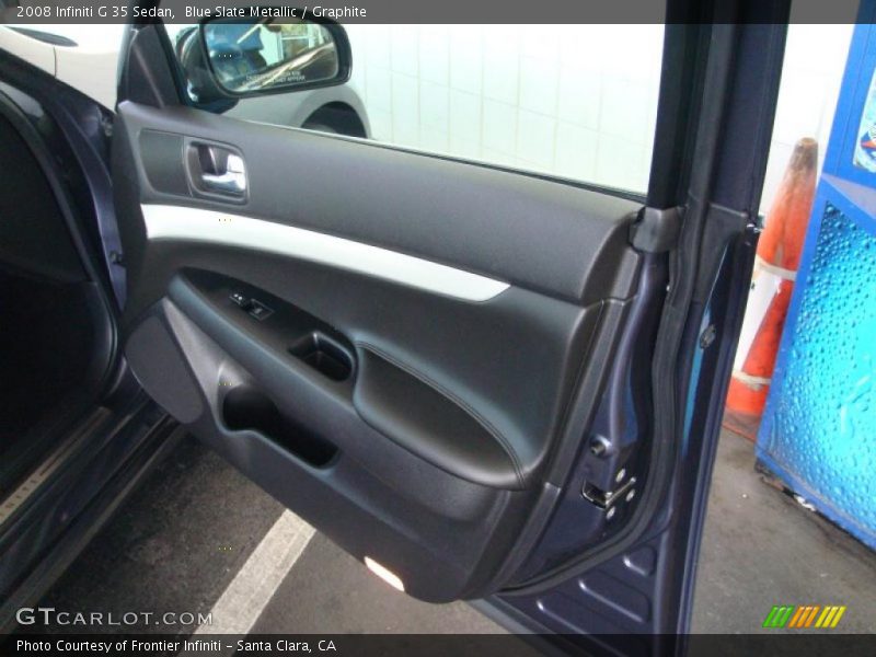Blue Slate Metallic / Graphite 2008 Infiniti G 35 Sedan