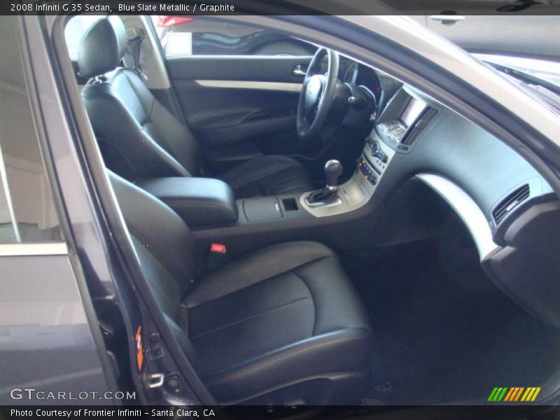 Blue Slate Metallic / Graphite 2008 Infiniti G 35 Sedan