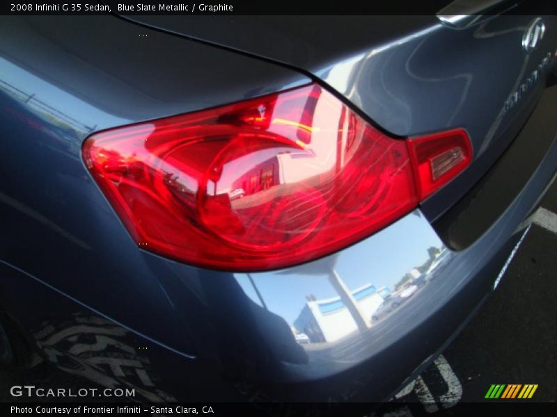 Blue Slate Metallic / Graphite 2008 Infiniti G 35 Sedan