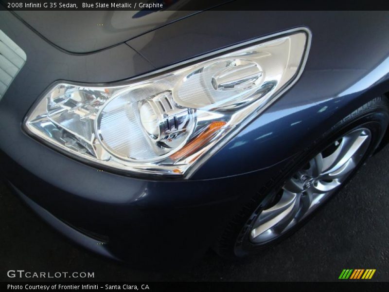 Blue Slate Metallic / Graphite 2008 Infiniti G 35 Sedan