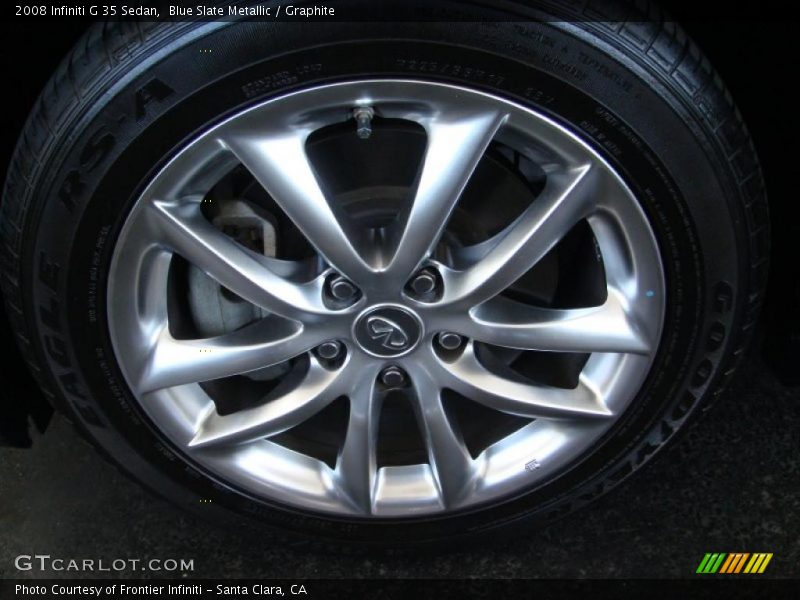 Blue Slate Metallic / Graphite 2008 Infiniti G 35 Sedan