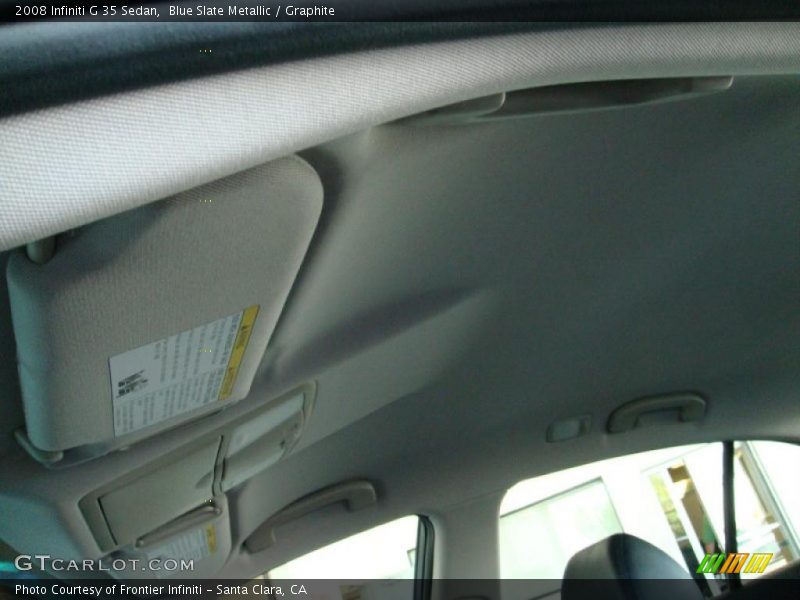 Blue Slate Metallic / Graphite 2008 Infiniti G 35 Sedan