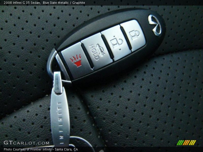 Blue Slate Metallic / Graphite 2008 Infiniti G 35 Sedan