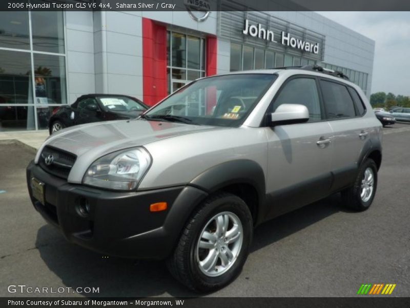 Sahara Silver / Gray 2006 Hyundai Tucson GLS V6 4x4