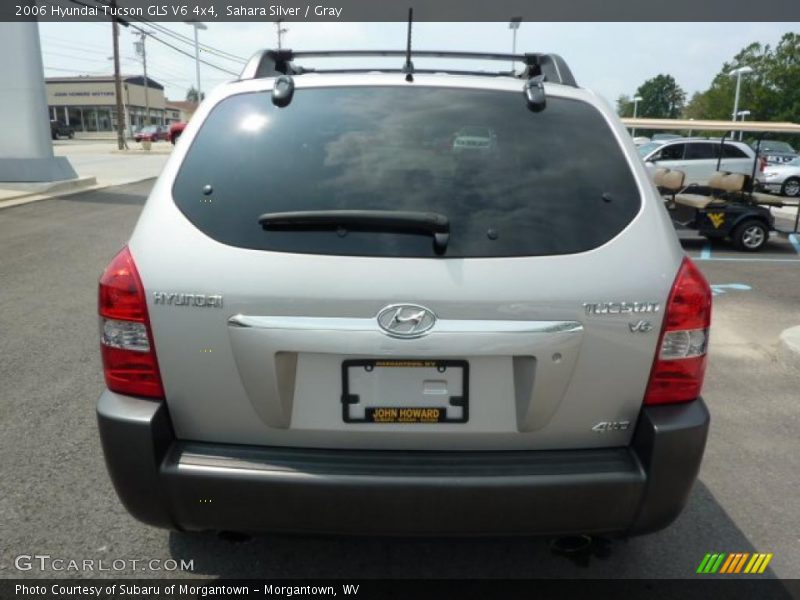 Sahara Silver / Gray 2006 Hyundai Tucson GLS V6 4x4