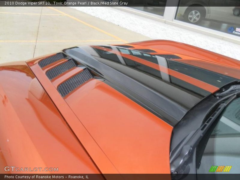 Toxic Orange Pearl / Black/Med Slate Gray 2010 Dodge Viper SRT10