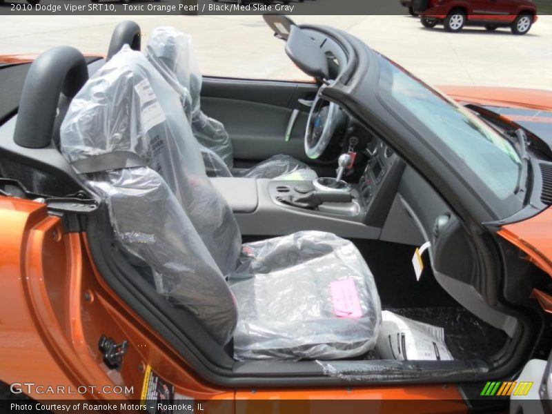 Toxic Orange Pearl / Black/Med Slate Gray 2010 Dodge Viper SRT10