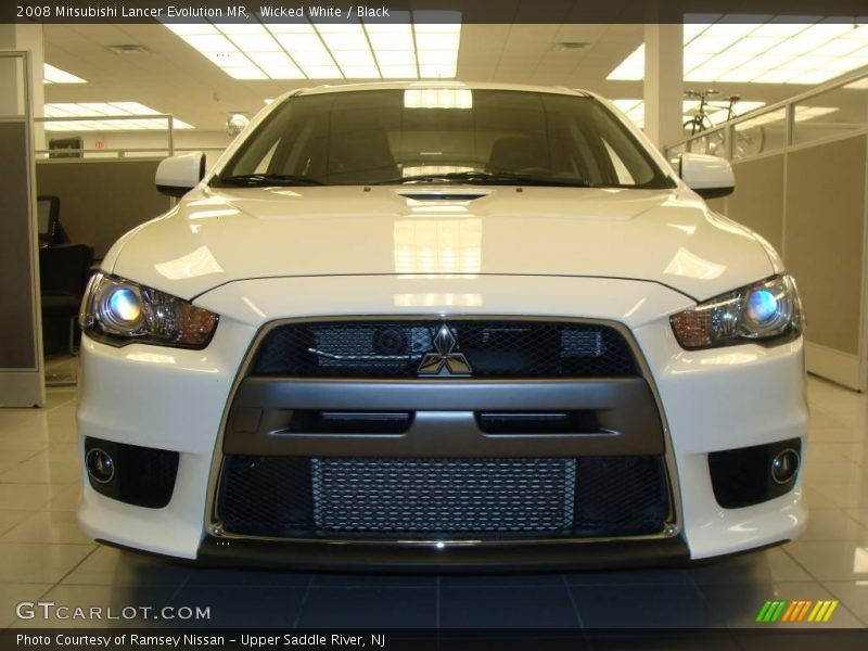 Wicked White / Black 2008 Mitsubishi Lancer Evolution MR