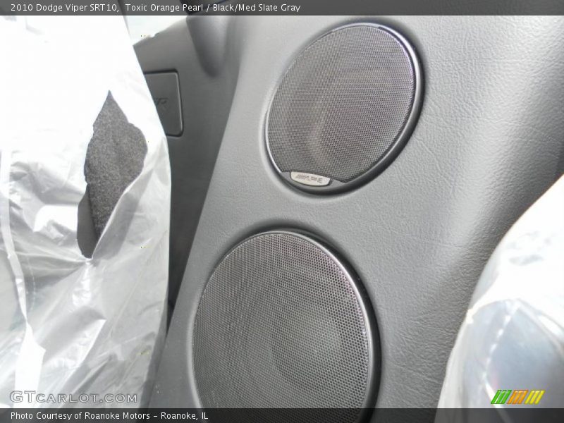 Toxic Orange Pearl / Black/Med Slate Gray 2010 Dodge Viper SRT10