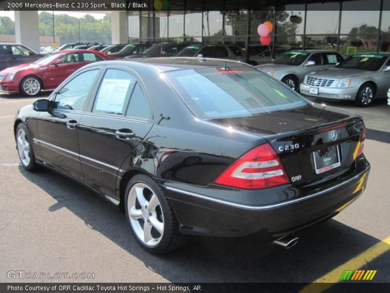 Black / Black 2006 Mercedes-Benz C 230 Sport