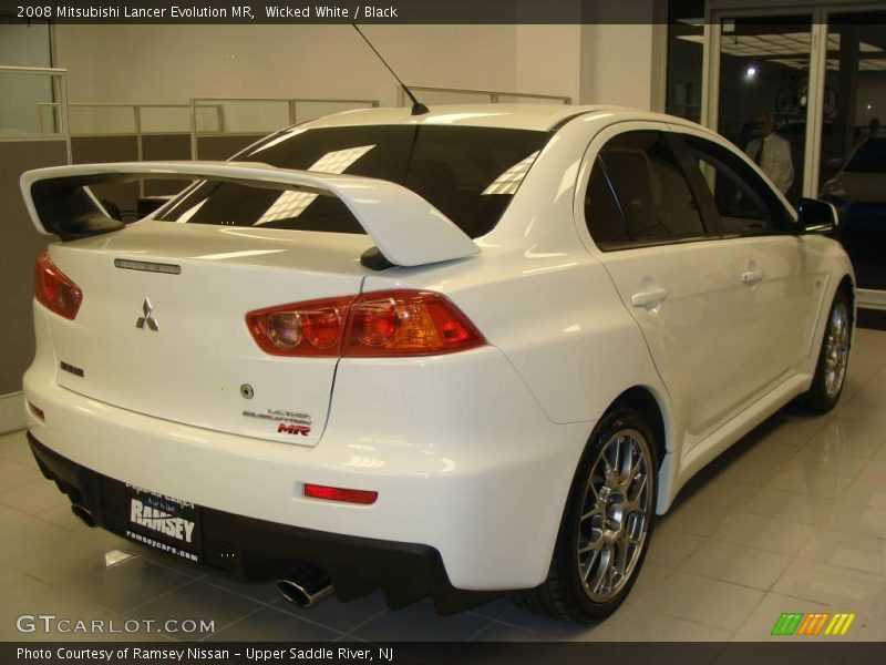 Wicked White / Black 2008 Mitsubishi Lancer Evolution MR