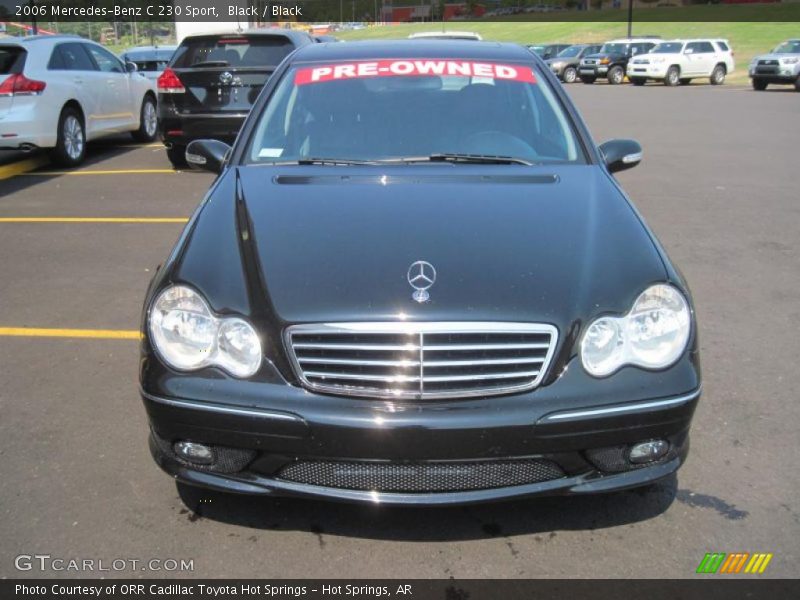 Black / Black 2006 Mercedes-Benz C 230 Sport