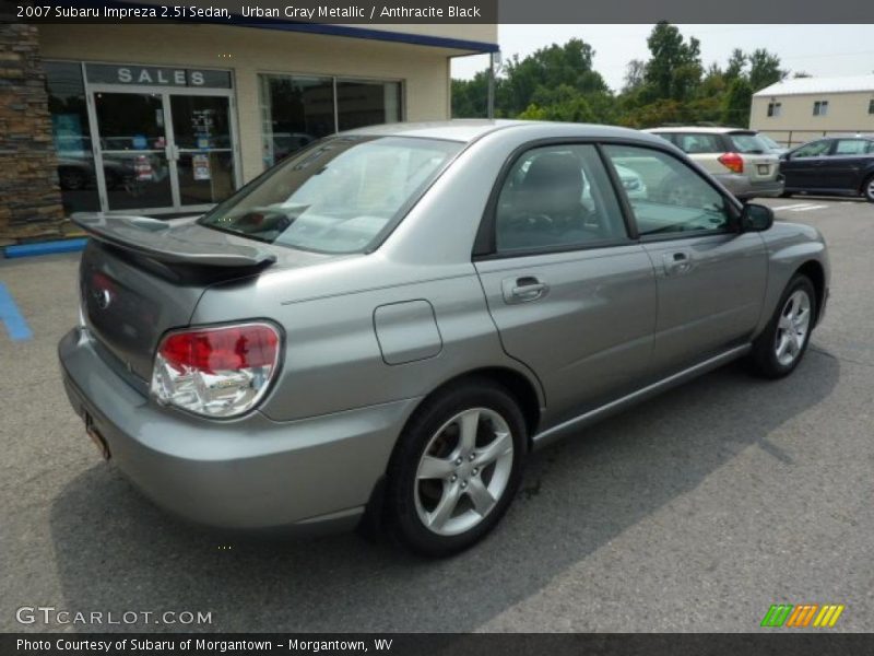 Urban Gray Metallic / Anthracite Black 2007 Subaru Impreza 2.5i Sedan