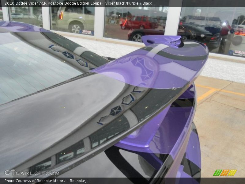 Viper Black/Purple / Black 2010 Dodge Viper ACR Roanoke Dodge Edition Coupe