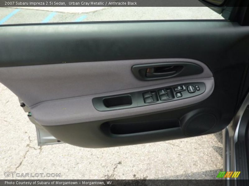 Urban Gray Metallic / Anthracite Black 2007 Subaru Impreza 2.5i Sedan