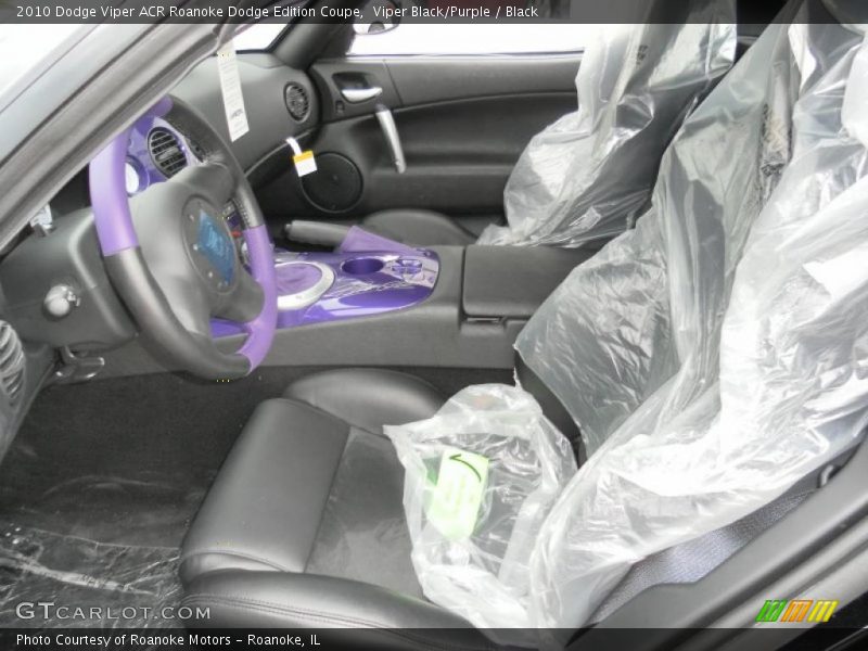 Viper Black/Purple / Black 2010 Dodge Viper ACR Roanoke Dodge Edition Coupe