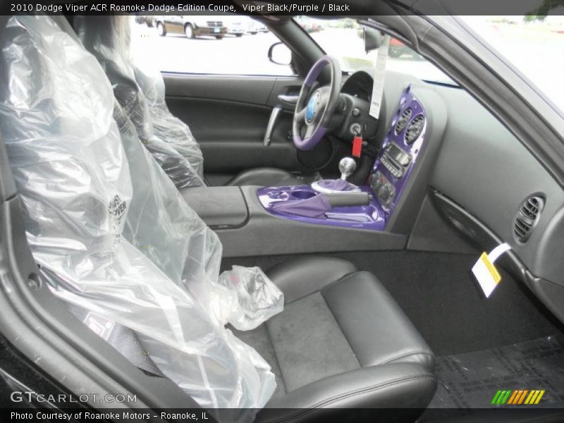 Viper Black/Purple / Black 2010 Dodge Viper ACR Roanoke Dodge Edition Coupe