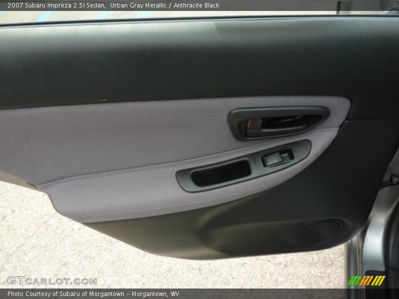 Urban Gray Metallic / Anthracite Black 2007 Subaru Impreza 2.5i Sedan