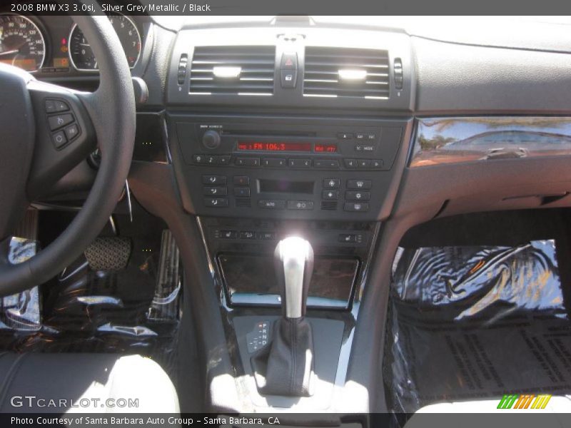 Silver Grey Metallic / Black 2008 BMW X3 3.0si