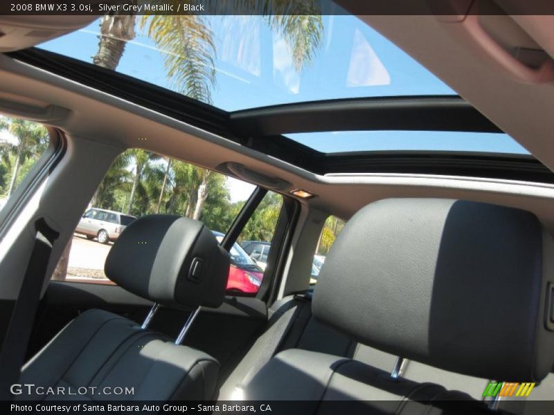 Silver Grey Metallic / Black 2008 BMW X3 3.0si