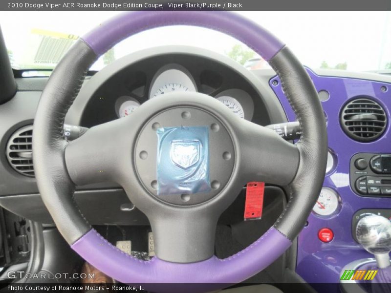 Viper Black/Purple / Black 2010 Dodge Viper ACR Roanoke Dodge Edition Coupe